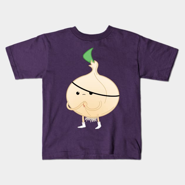 Evil Onion Kids T-Shirt by Chicken008